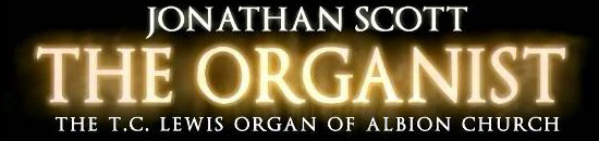 THE ORGANIST JONATHAN SCOTT CD
